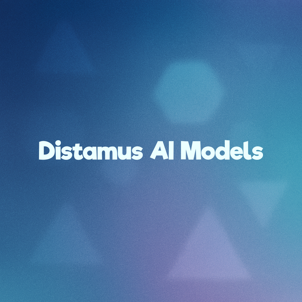 Presentamos Distamus AI Models