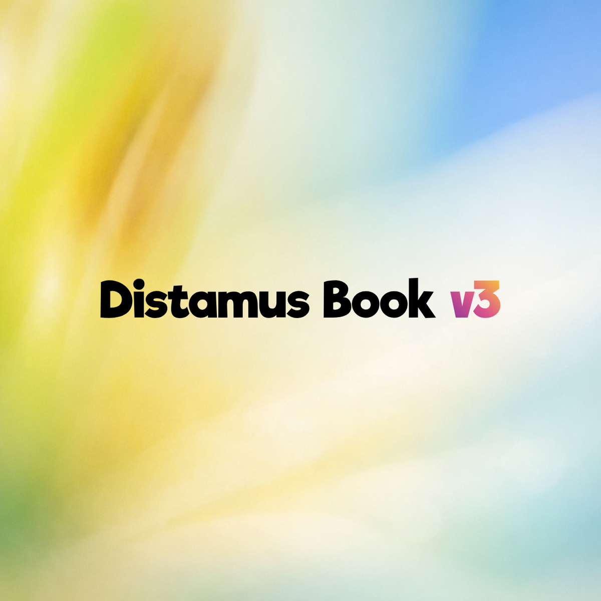 Actualización de Distamus Book v3